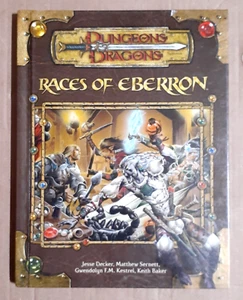 Dungeons & Dragons rACES oF eBERRON Rulebook Scourcebook - Picture 1 of 2