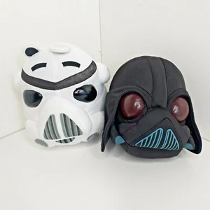 Angry Birds Star Wars Plush Darth Vader and Stormtrooper Toys - Picture 1 of 4