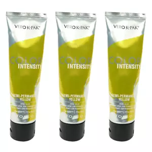 Joico Vero K-PAK Color Intensity Semi Permanent Color YELLOW Hair Color 3x118ml - Picture 1 of 2
