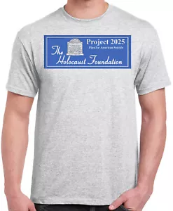 Camiseta Project 2025 Ceniza, Blanca S-3-XL 100% Algodón - Imagen 1 de 4
