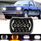 Fit Chevy S10 Pickup 1982-1997 H6054 5x7 7x6 LED Headlight Halo DRL Hi/Low Beam CHEVROLET S10