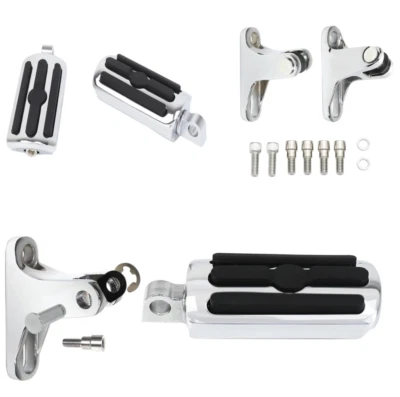 Задние пассажирские подножки с креплением для Harley Ultra Electra Glide Classic FLHTCU  - Изображение 1 из 4