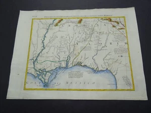 Antique Map of Florida, Georgia by Antonio Zatta and John Mitchell 1778 - Picture 1 of 7