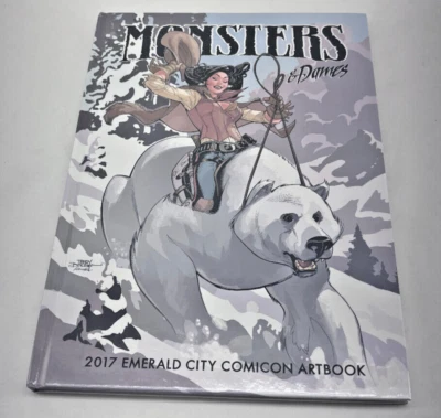 Monsters and Dames 2017 Emerald City Comicon Art book First Edition Foto 1 de 4