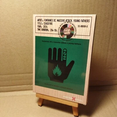 Fontaines DC, Massive Attack,  Young Fathers - Ceasefire [GREEN] (Wood Box) — 第 1/3 张图片