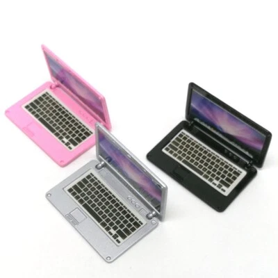 1:12 Dollhouse Miniature Simulation Laptops Computer Model Doll House Accessory - Image 1 of 4