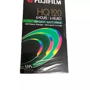 Fuji Film VHS Leer Videokassette 6 Stunden HQ 120 hochwertig nagelneu versiegelt - Bild 1 von 2