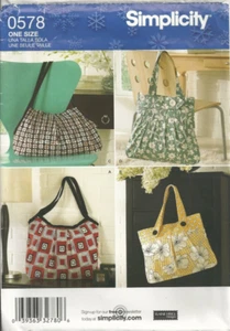 BOLSOS SIMPLICITY 0578 de Elaine Heigl patrón de costura ©2009 - Imagen 1 de 2