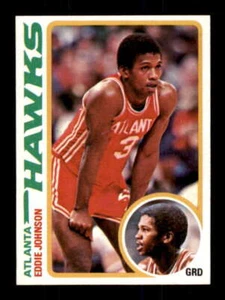 1978-79 Topps #108 Eddie Johnson EXMT/EXMT+ RC Rookie Hawks 539308 - Picture 1 of 2