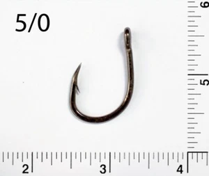PAQUETE DE 25 anzuelos de pesca de cebo vivo fuerte talla 5/0 TACKLEWORKS 4x L319 - Imagen 1 de 2