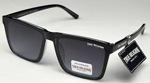 TRUE RELIGION Men's Black Frame Gray Lens Designer Sunglasses TRM1793 NEW - Picture 1 of 3
