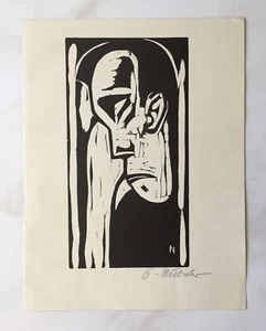 Otto Niebuhr (1891 - 1949) Holzschnitt signiert - Bild 1 von 3