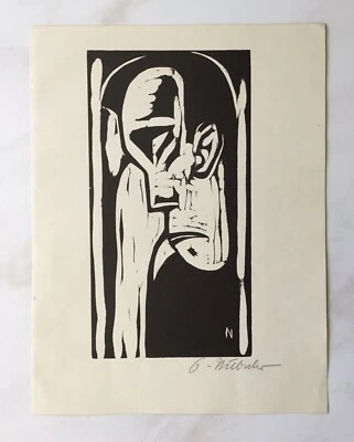 Otto Niebuhr (1891 - 1949) Holzschnitt signiert - Bild 1 von 3