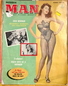 MODERN MAN BILD MAGAZIN MÄRZ 1960 JULI NEWMAR STUPIFYING JONES SELTEN - Bild 1 von 1