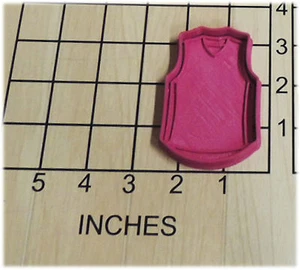 Basketball Jersey Shaped Cookie Cutter and Stamp #1183 - Picture 1 of 2