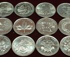 CANADA 25 Cents Coins - Quarters - Flanders Field, Poppy War Veteran Remembrance