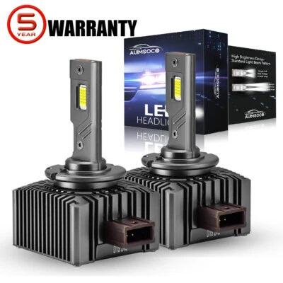 Faro LED D1R D1S xenón blanco HID bombillas de reemplazo para Hyundai Equus 2011-2015 Foto 1 de 4