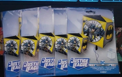--LOTE DE 5-- 15 pulgadas Anagrama Cubez Batman Globos Liga de la Justicia Foto 1 de 4