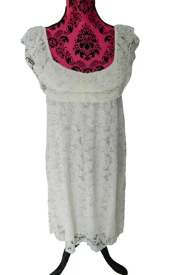 Charlotte Russe Women's Slip Dress Coquette Y2K Lace Baby Doll Boho Cover Up 2xl - Image 1 of 4