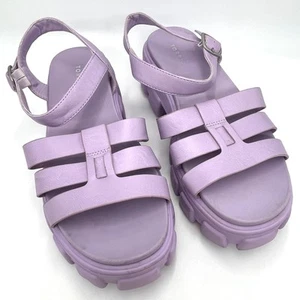 Torrid lila Plateau Riemchensandalen - Größe 8W - Bild 1 von 9
