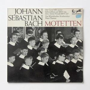 Johann Sebastian Bach - Motetten (Windsbacher Knabenchor) Eurodisc - LP Vinyl - Bild 1 von 2