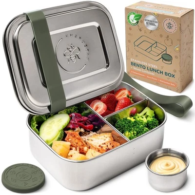 - Bento Box - Sage, 27oz / 0.8 L - Stainless Steel Lunch Box with Leakproof C... - Image 1 of 4