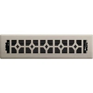 1-Imperial Templar 2-1/2 In. x 12 In. Brushed Nickel Steel Floor Register RG3468 - Picture 1 of 1