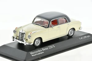 MERCEDES BENZ 220S W180 BIANCO 1956 1/43 MINICHAMPS 430033006 - Foto 1 di 5