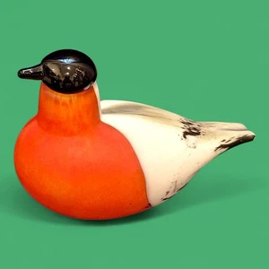 Hand Blown Iittala Bullfinch Punatulkku by Toikka Oiva Toikka - Picture 1 of 7