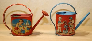 Giocattolo di latta 2x annaffiatoio per bambini KEIM 243, MFZ Made in US Zone Germany - Foto 1 di 12
