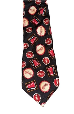 Corbata marca Coca Cola azul rojo seda rara Foto 1 de 4