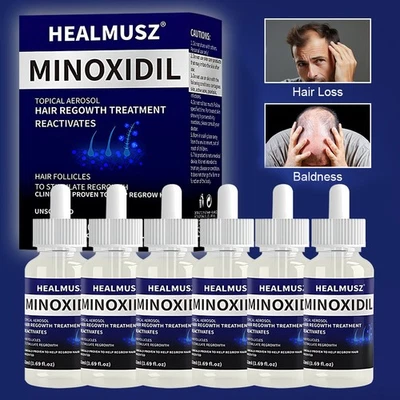 6 Pack | Minoxidil 5% Extra Strength Men Hair Regrowth Treatment 4 Month Supply - Image 1 of 4