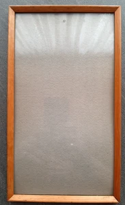 Bilderrahmen Holzrahmen mit Glas in hellbraun - Bild 1 von 4