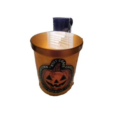 Leoben Jack O Lantern PUMPKIN SPICE Halloween Soy 9 Oz West Coast Candle Co.  - Image 1 of 4