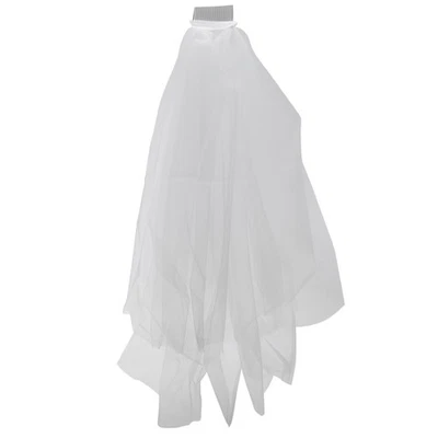 3X(Einfache Kurze TüLl Braut Schleier WeißEn Braut Schleier für die Braut f7496 - Bild 1 von 3