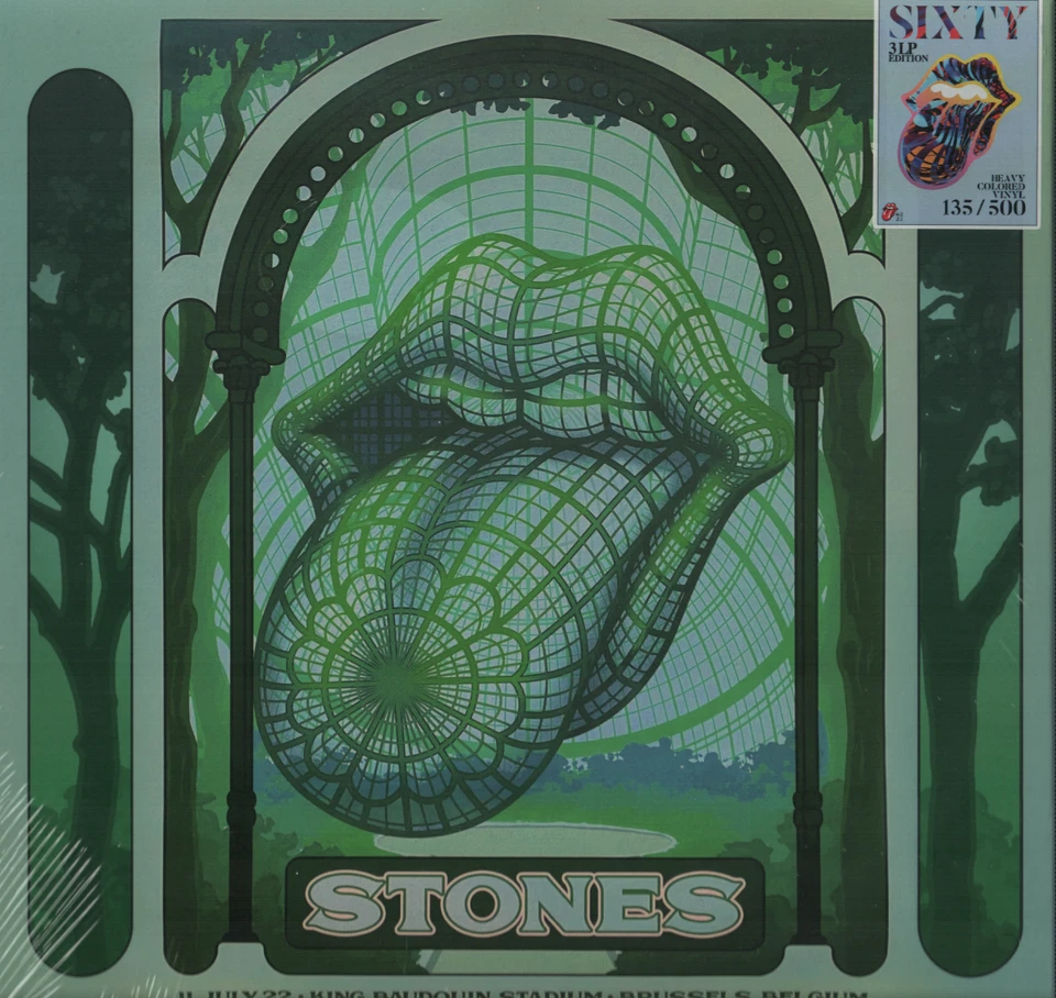THE ROLLING STONES - Brussels / Monday 11.July  +  Box mit 3 LP`s / still sealed - Bild 1 von 2