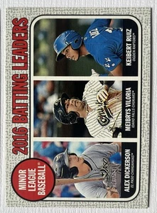 *RARE* Keibert Ruiz 2017 Topps Heritage Gray Border /25 #195 Dickerson Viloria - Picture 1 of 2