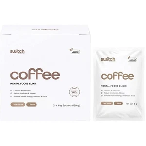 New Switch Nutrition Coffee Mental Focus Elixir Cafe Mocha 25 Packs - Picture 1 of 3