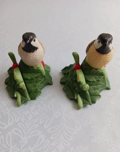 Lenox Winter Greetings Everyday Bird Place Card Holders SET OF 2 - Picture 1 of 6