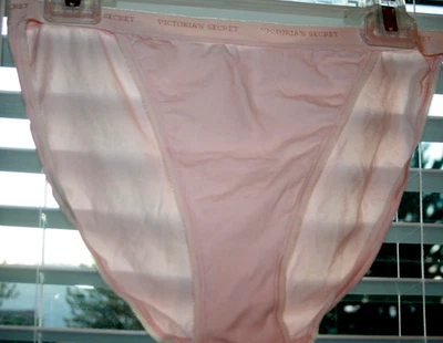 NOS! Vintage VICTORIA'S SECRET Pink String Bikini Rio Brief Panties w/ tag XL - Image 1 of 4