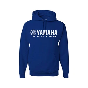 Yamaha New OEM, Racing Classic Hoodie, VDF-19FYR-BL-LG - Picture 1 of 12
