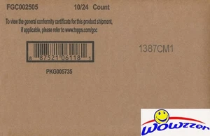 2017 Topps Archives Baseball Factory Sealed 10 Box HOBBY CASE-20 AUTOGRAPH!  - Picture 1 of 2