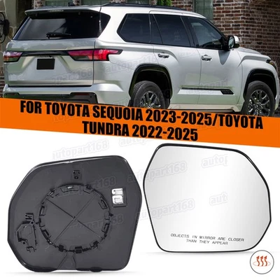 Espejo retrovisor térmico lado derecho para Toyota Tundra 2022-2025/Sequoia 2023-2025 Foto 1 de 4