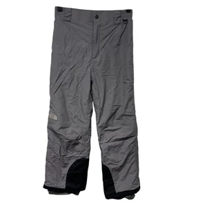 The North Face Boys Gray Black Ski Pants Snowboard Waterproof Size Medium - Picture 1 of 11