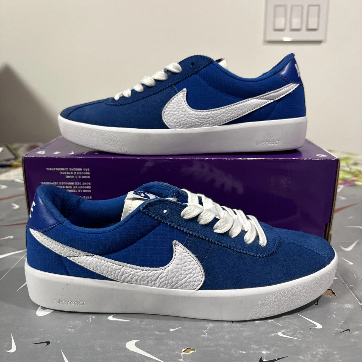 Nike Bruin React SB Team Royal for Sale | Authenticity Guaranteed