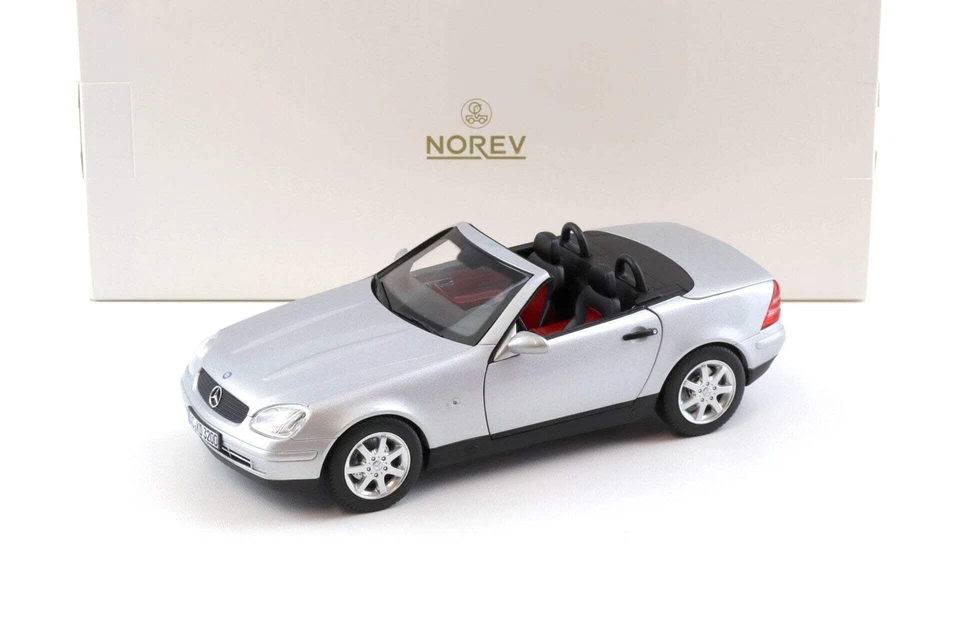 Mercedes-Benz SLK R170 1996 convertible Norev plata brillante 1:18 183020 Foto 1 de 1