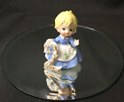 Kelvin's Porcelain 2 Year Old Birthday Blonde Doll Blue Dress Collectible VGPOC