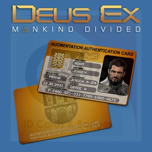 Deus Ex: Mankind Divided, Adem Jensen ID-Karte, Augmentation Authentication ID - Bild 1 von 3
