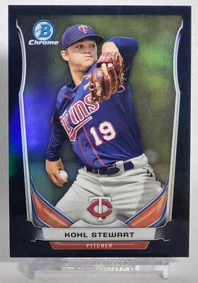 Bowman Chrome Draft Top Prospects Kohl Stewart 2014 refractor negro #CTP-1 20/75 Foto 1 de 2
