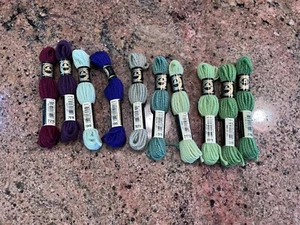 10 Skeins DMC Laine Tapestry Needlepoint Wool - Picture 1 of 4